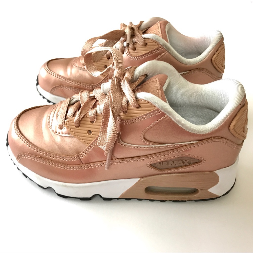 Nike Air Max 90 Leather Preschool Girls size 12